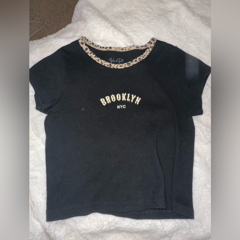 Pacsun black baby tee one size fits all